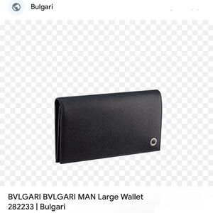 ♣️💎BULGARI LONG WALLET 🪪 7 CARD SLOTS PLUS 7 BILL COMPARTMENT. EUC LIKE NEW